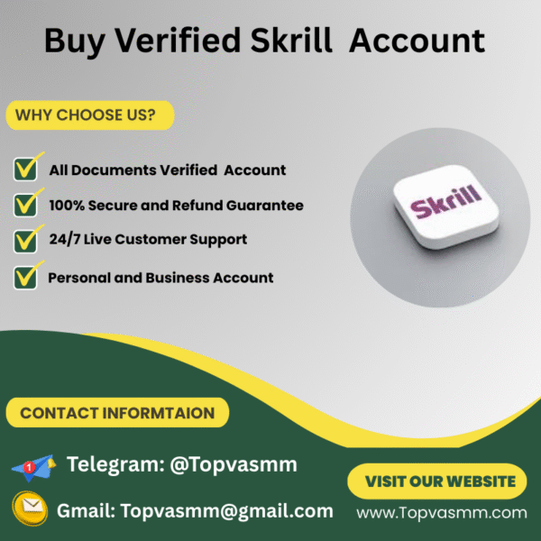 Buy Verified Skrill Account